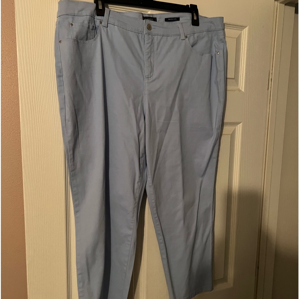 Charter club baby light blue Capri pants. Size 18. Brand new but no tags.